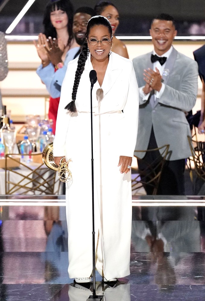 Oprah Winfrey at the 2022 Emmys