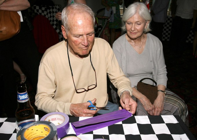 Paul Newman & Joanne Woodward at a Screening of ‘Cars’