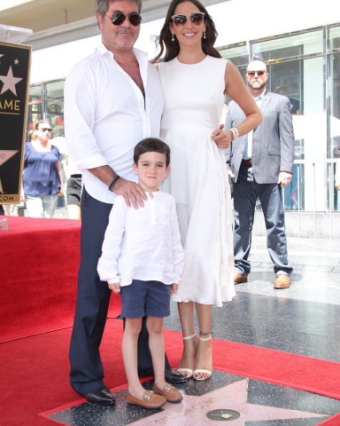 Simon Cowell and Lauren Silverman with son Eric Cowell
Simon Cowell honored with a Star on the Hollywood Walk of Fame, Los Angeles, USA - 22 Aug 2018