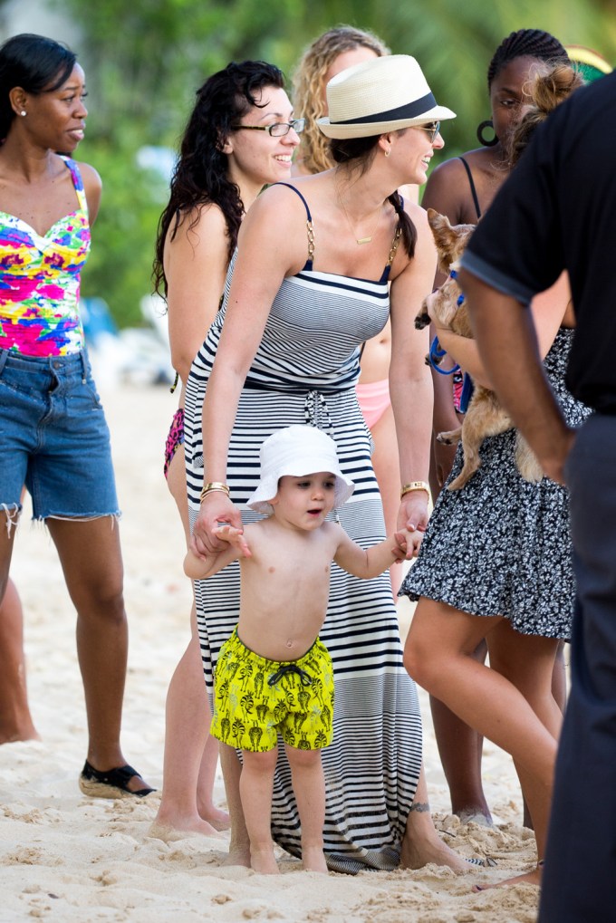 Lauren Silverman With Baby Eric