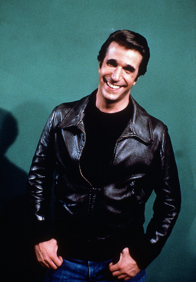 Henry Winkler on the Set of ‘Happy Days’