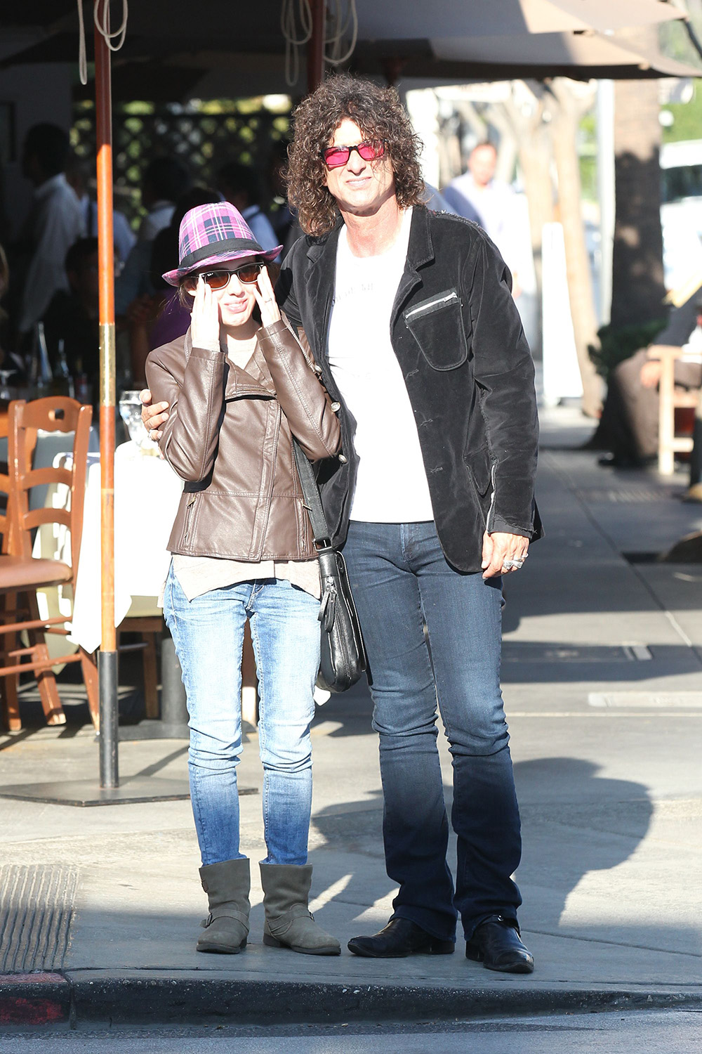 Howard Stern has lunch with his daughter Debra at Il Pastaio, Los Angeles, America - 21 Oct 2013