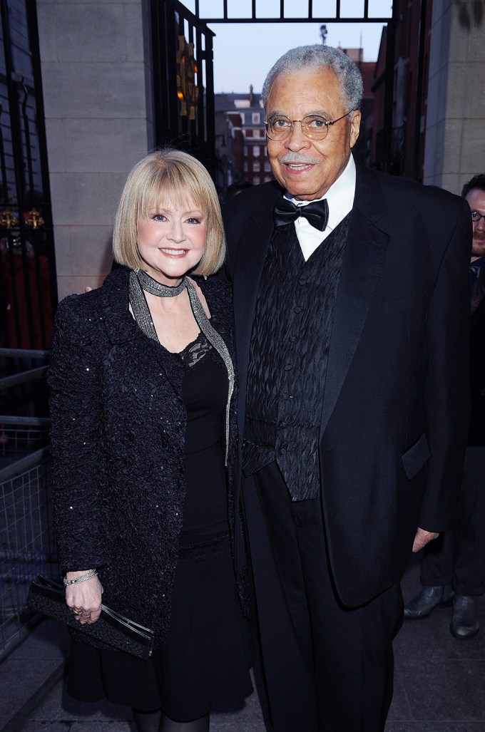 James Early Jones & Wife Cecilia Hart at the Olivier Theatre Awards