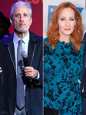 Jon Stewart; J.K. Rowling