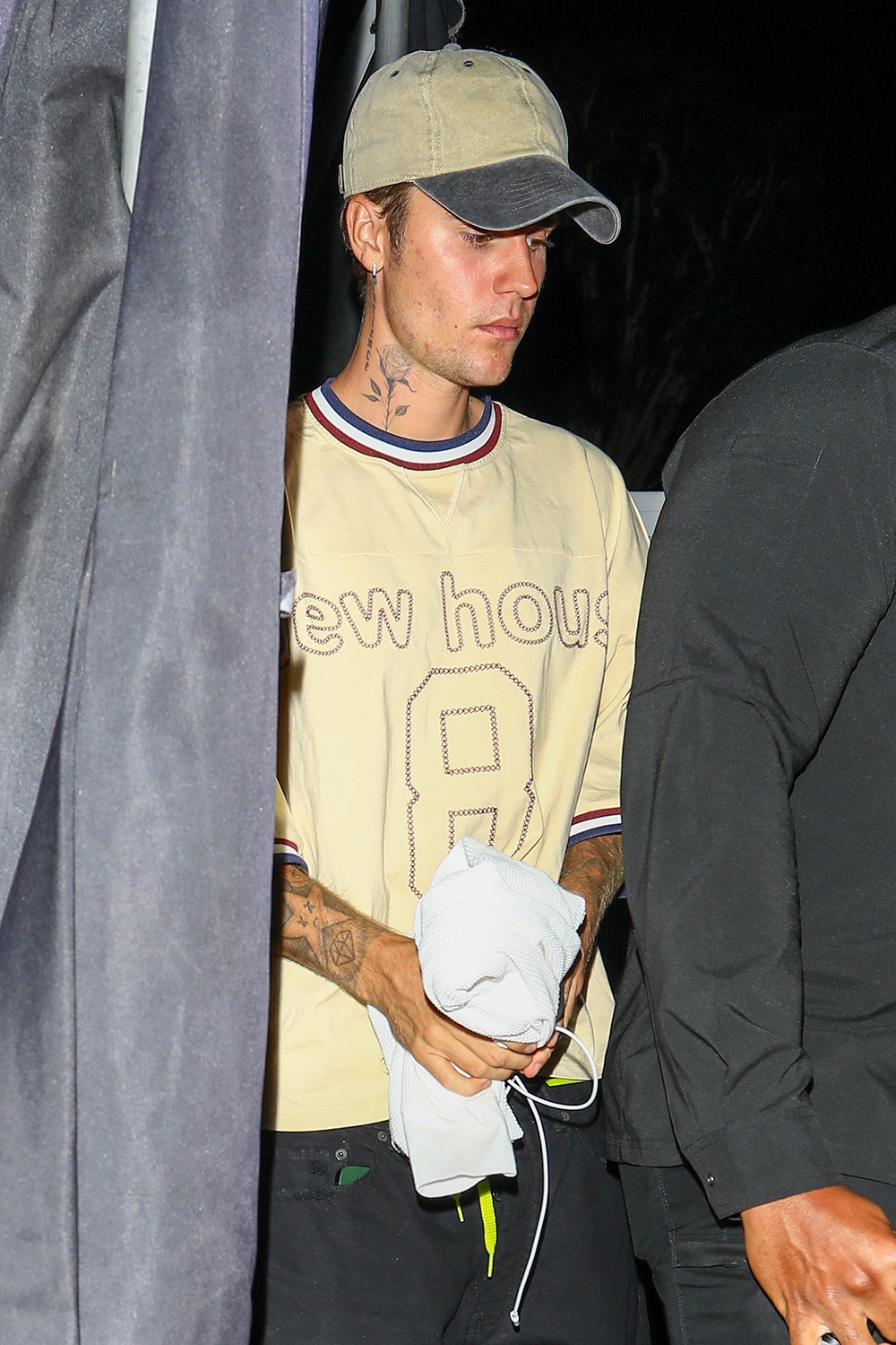 *EXCLUSIVE* Justin Bieber looks a bit under the weather as he steps out for a solo dinner in West Hollywood, Ca