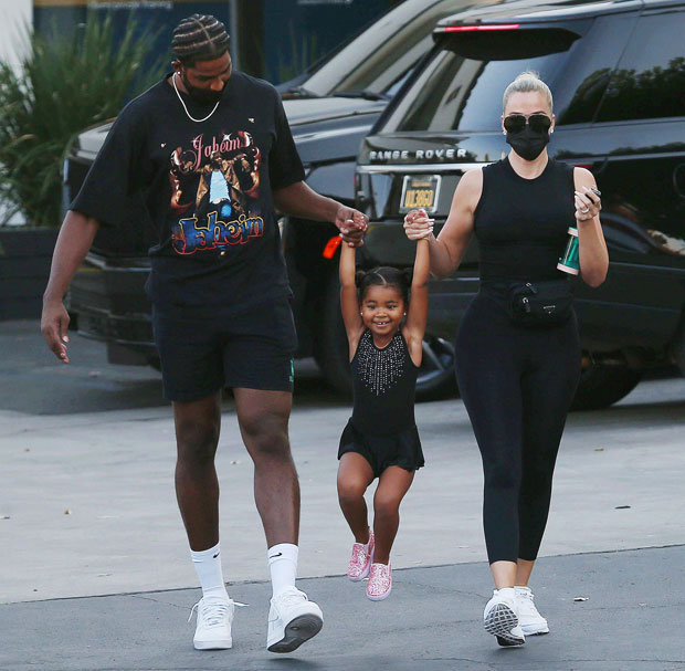 Tristan Thompson, True Thompson, Khloe Kardashian 