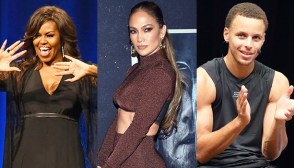 Michelle OBama, Jennifer Lopez, Steph Curry