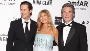 Oliver Hudson; Goldie Hawn; Kurt Russell