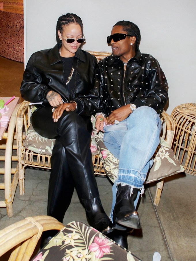 Rihanna & A$AP Rocky Get Ice Cream