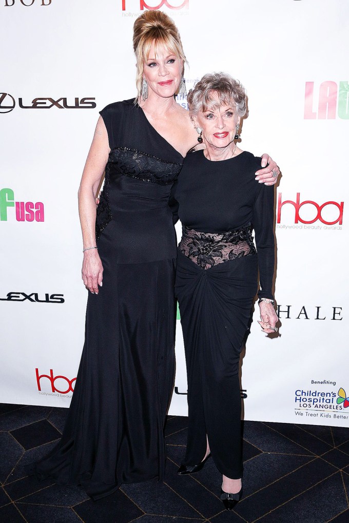 Tippi Hedren & Melanie Griffith in 2016