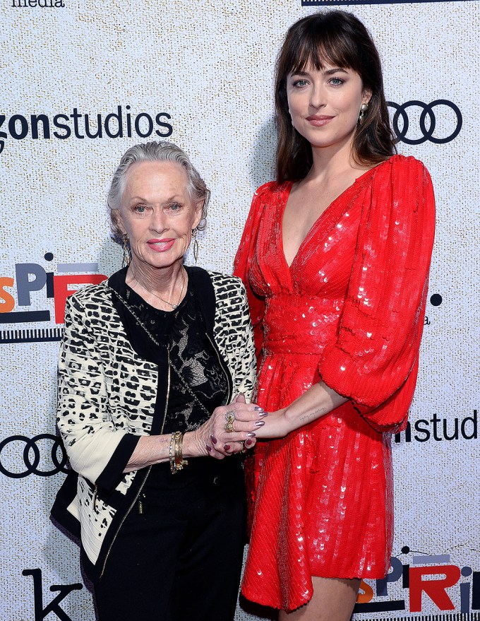 Tippi Hedren Supports Dakota Johnson at the ‘Suspiria’ Premiere