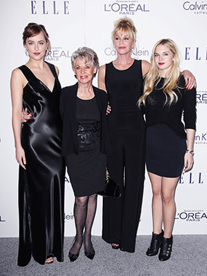 Tippi Hedren, Melanie Griffith, Dakota Johnson, Stella Banderas