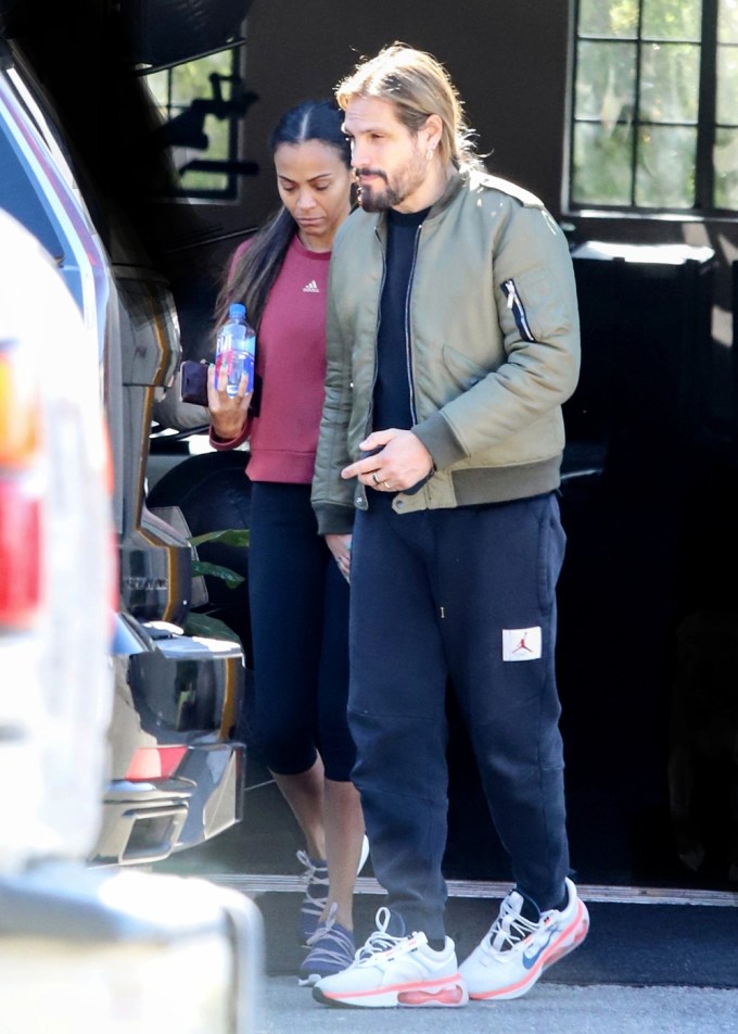 Zoe Saldana & Marco Perego