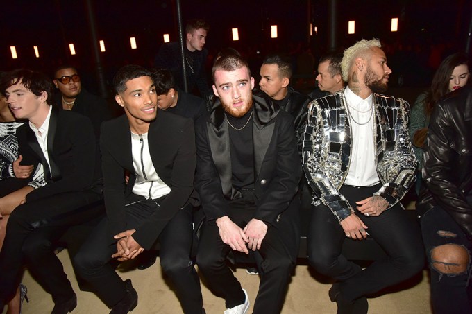 Angus Cloud Front Row At Balmain