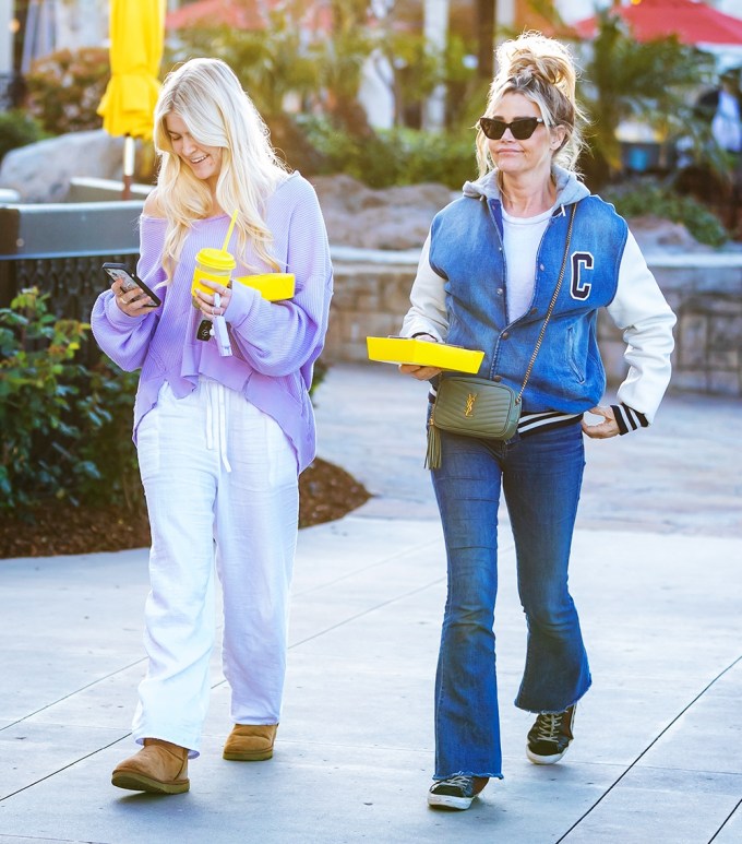 Denise Richards & Lola Sheen Grab Lunch