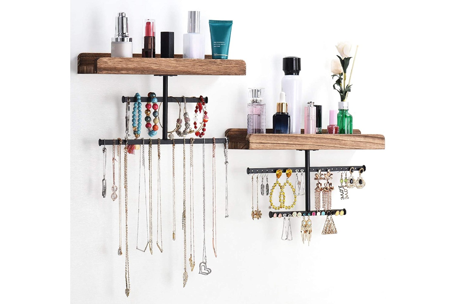 wall mounted necklace organizer reviews