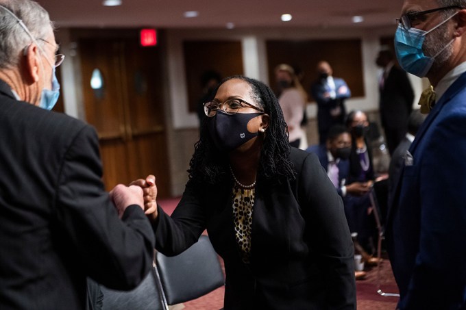 Ketanji Brown Jackson & Sen. Chuck Grassley