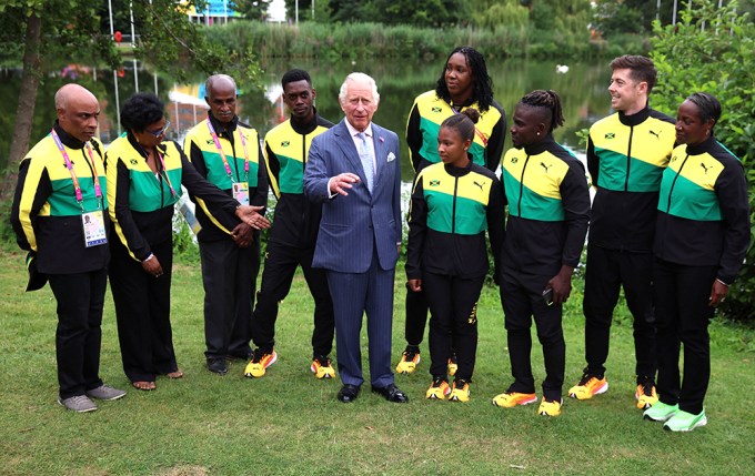 King Charles Visits Team Jamaica