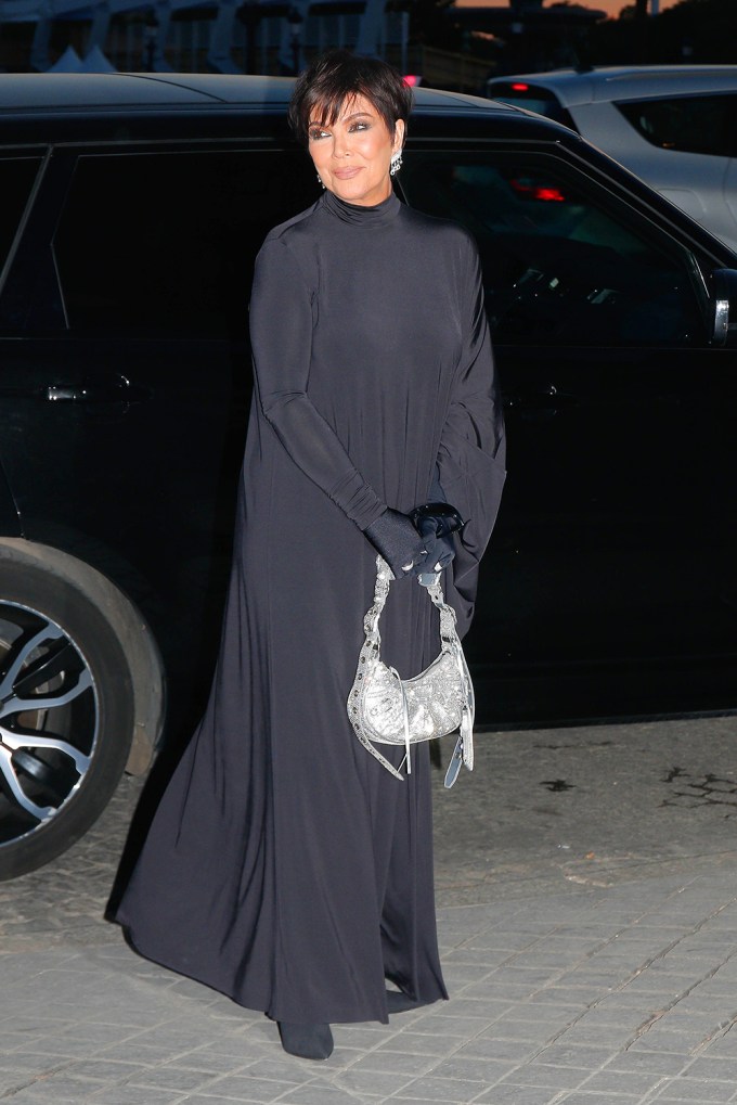 Kris Jenner in Balenciaga