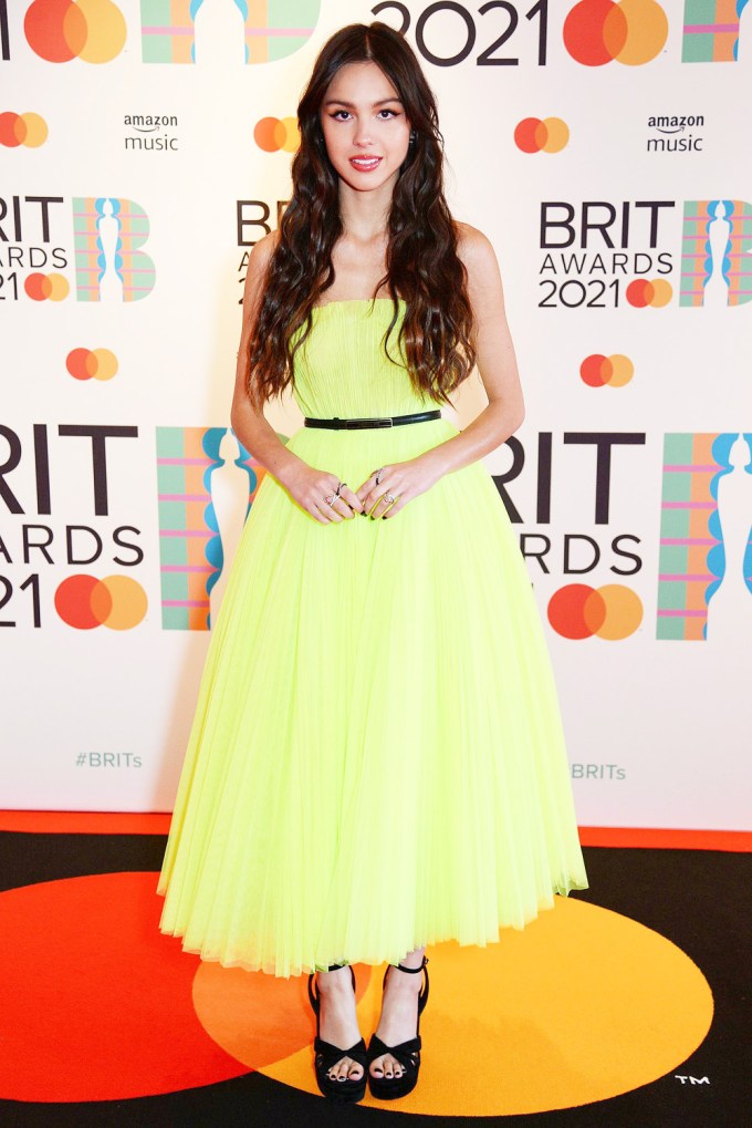 Olivia Rodrigo at 2021 BRIT Awards