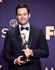 Bill Hader, winner of the award for Outstanding Lead Actor in a Comedy Series for "Barry" appears backstage during the 71st annual Primetime Emmy Awards held at the Microsoft Theater in downtown Los Angeles on Sunday, September 22, 2019.
71st Primetime Emmy Awards, Los Angeles, California, United States - 22 Sep 2019