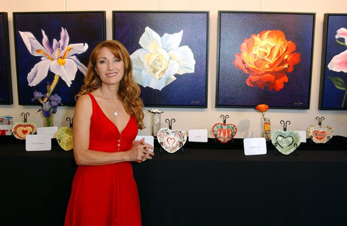 Jane Seymour Displays Her Art