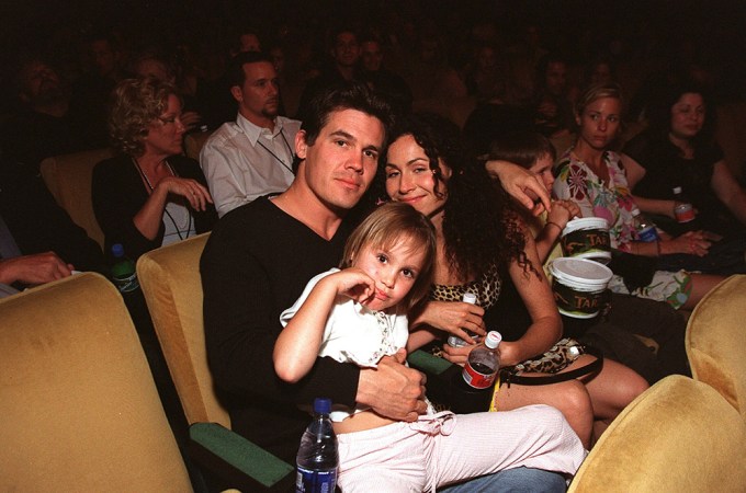 Josh Brolin, Daughter Eden & Minnie Driver At The ‘Shanghai Noon’ Premiere