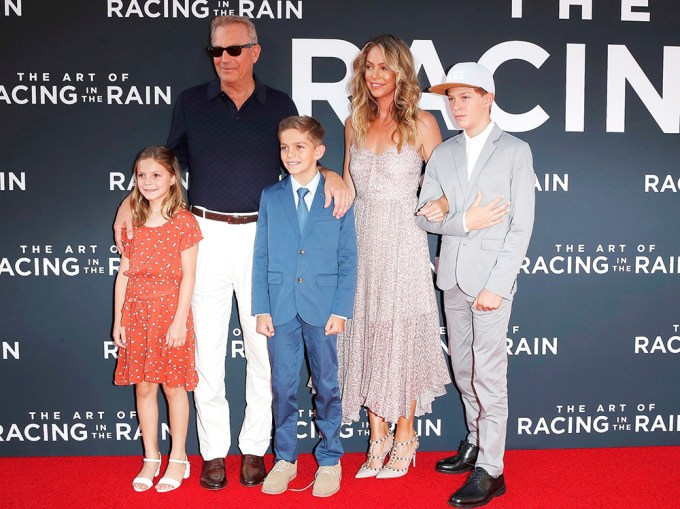 Kevin Costner & Family in 2019