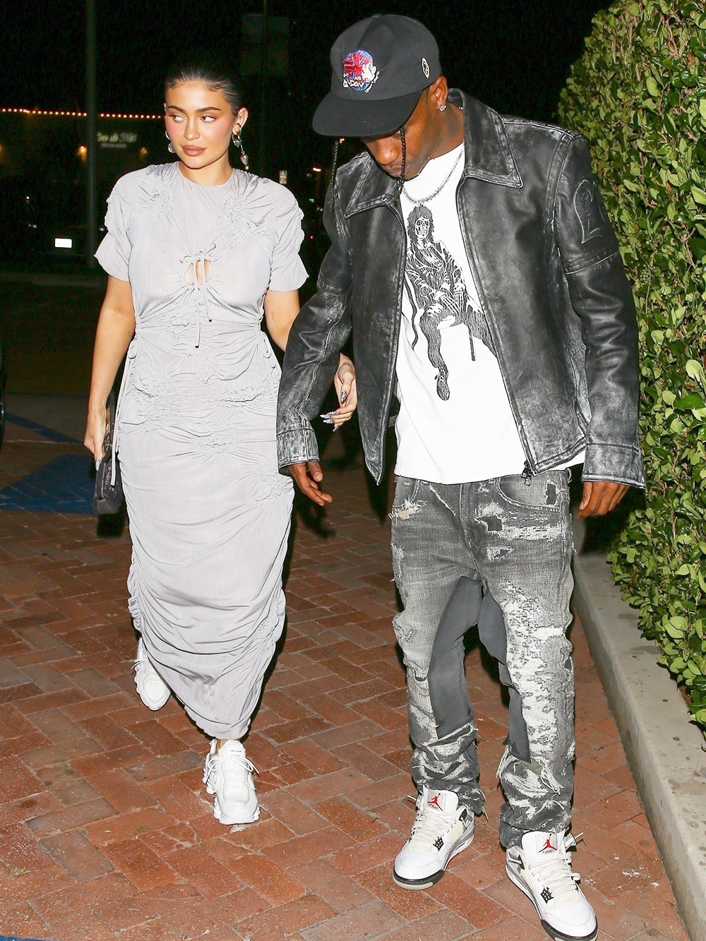 *EXCLUSIVE* Kylie Jenner and Travis Scott arrive for a romantic dinner in Malibu