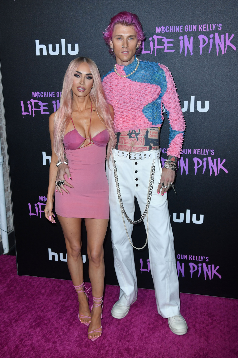 Megan Fox and Machine Gun Kelly
Hulu's 'Machine Gun Kelly's Life in Pink' documentary premiere, New York, USA - 27 Jun 2022