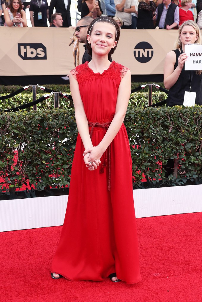 Millie Bobby Brown At The 2017 SAG Awards