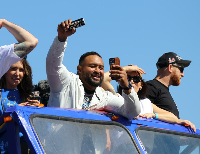 Los Angeles Rams Super Bowl Victory Parade, Los Angeles Coliseum’s Olympic Plaza, California, USA – 16 Feb 2022