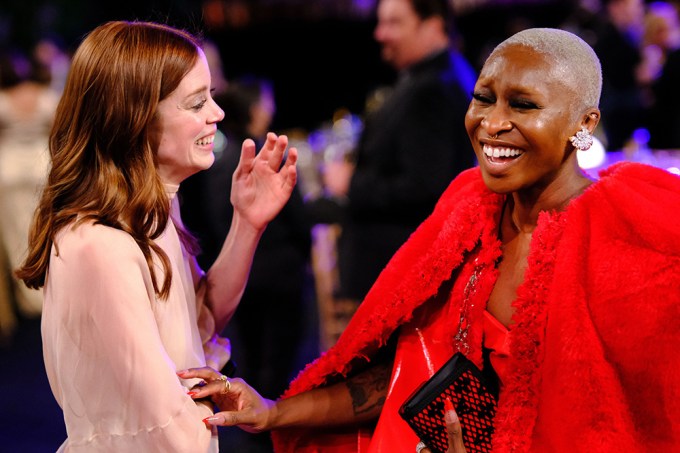 Cynthia Erivo and Charlotte Hope