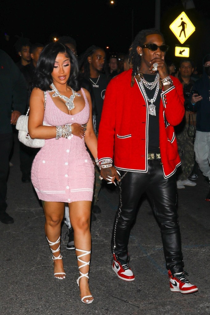 Cardi B & Offset At Drake’s Super Bowl Party