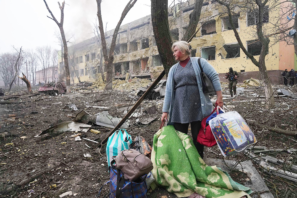 Russia War, Mariupol, Ukraine - 09 Mar 2022