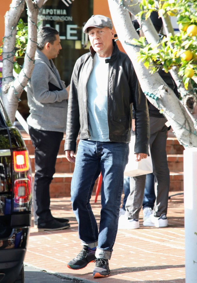 Bruce Willis Shops At Fred Segal