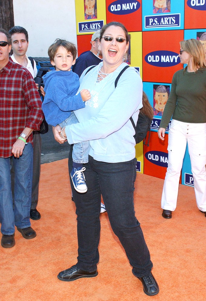 Camryn Manheim At An Art Exhibit