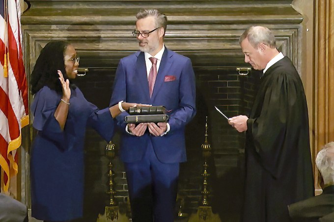 Supreme Court Justice Jackson Takes Her Oath