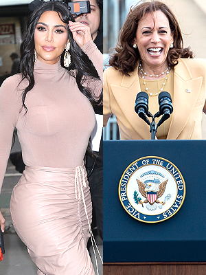 Kim Kardashian, Kamala Harris