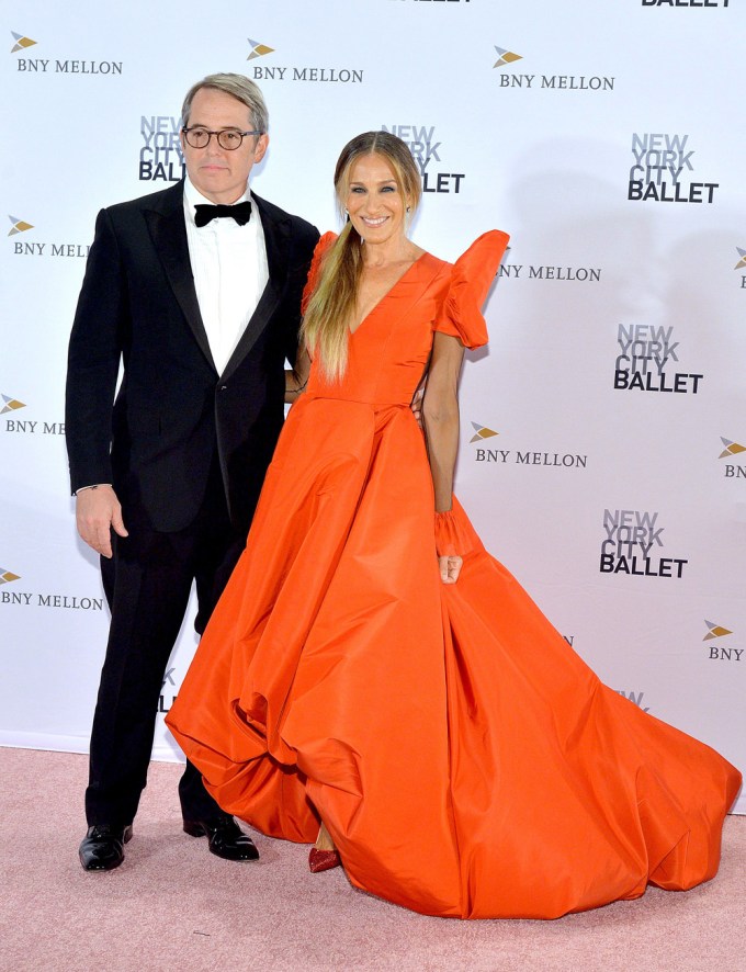 Matthew Broderick & SJP At The New York City Ballet Gala