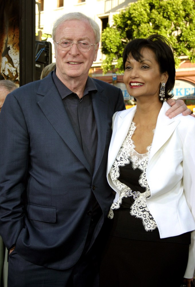 Michael Caine & Shakira Caine Attend The Los Angeles Premiere Of ‘Batman Begins’