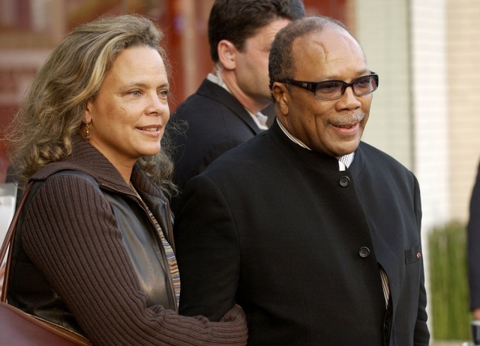 Quincy Jones & Daughter Jolie Attend Stella McCartney Store Opening