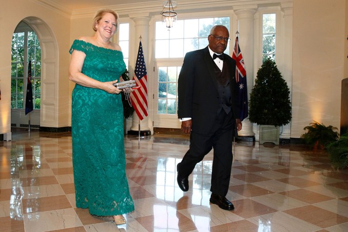 Justice Thomas & Wife In Washington