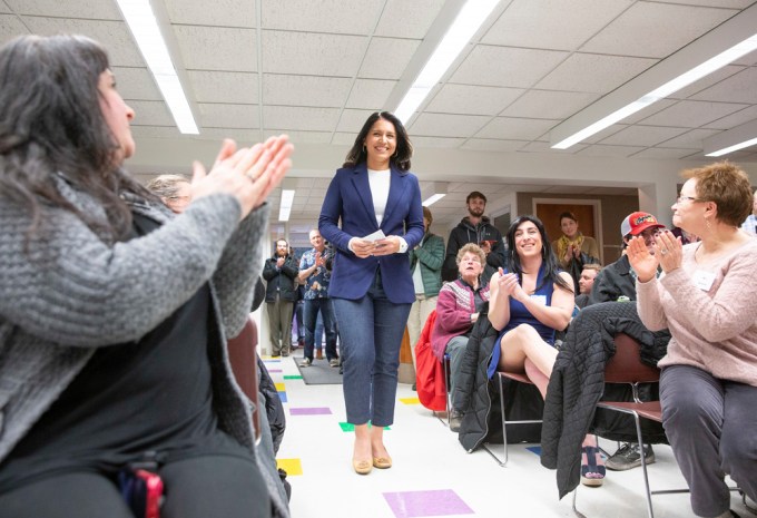 Tulsi Gubbard Speaks In New Hampshire