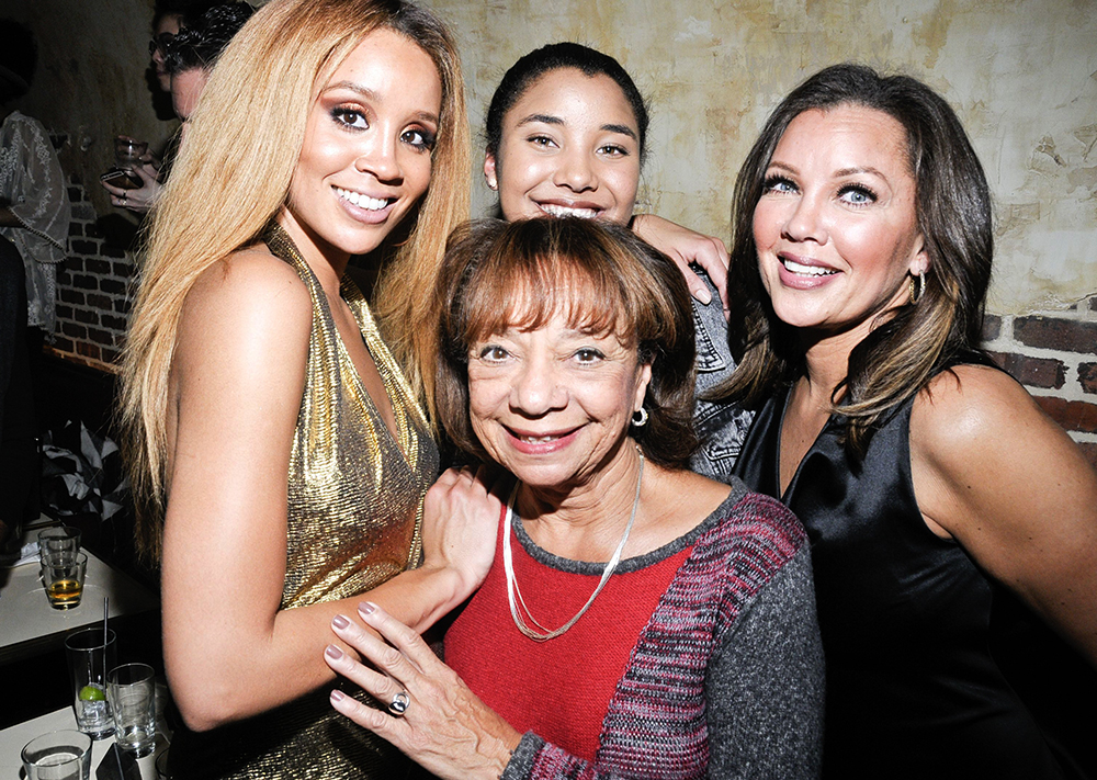 (L-R) Singer Jillian Hervey, Helen Williams, Sasha Gabriella Fox, and Vanessa Williams
Lion Babe 'Begin' listening party, The Roxy Hotel, New York, America - 02 Feb 2016