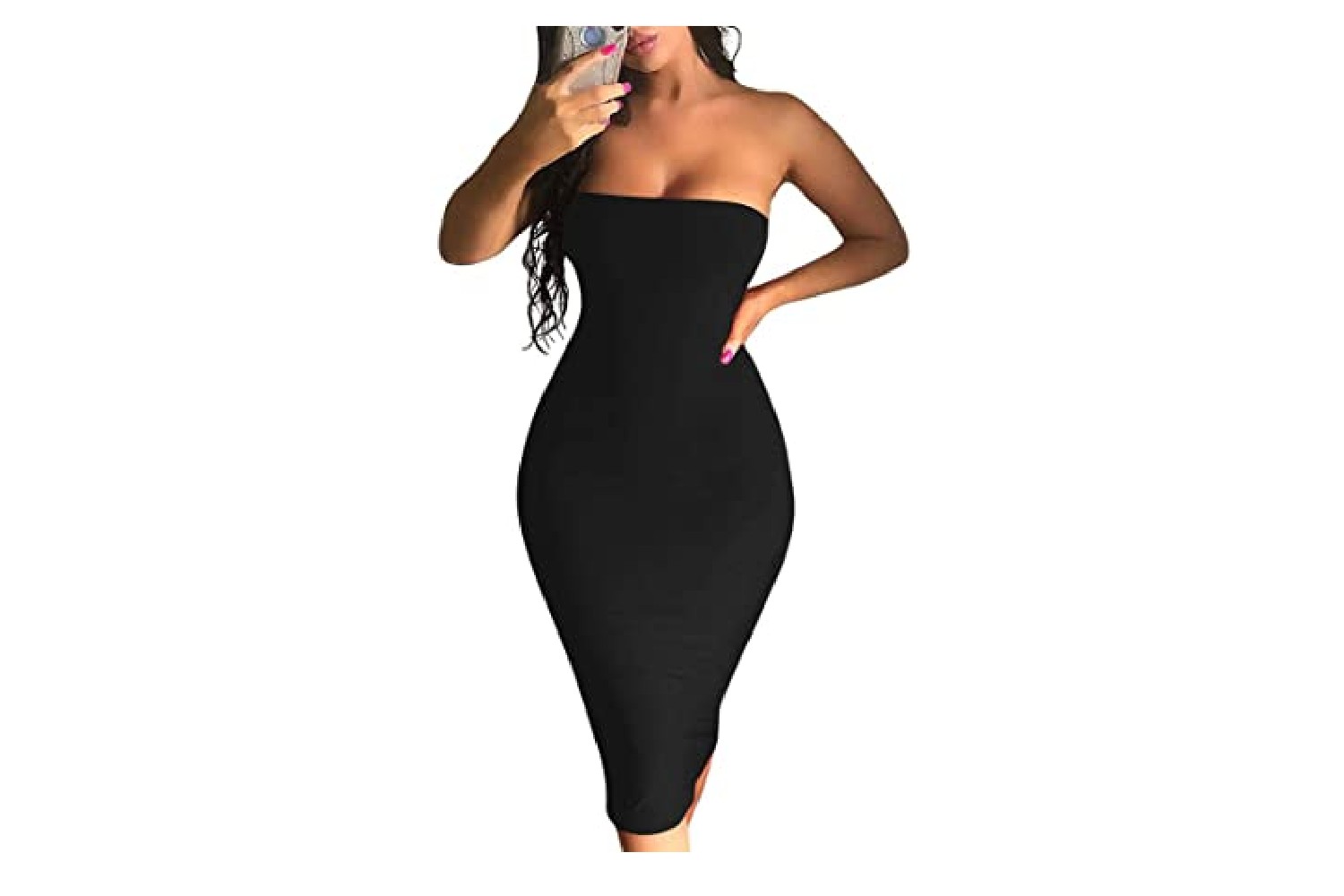 strapless midi dress reviews