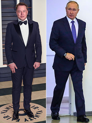 Elon Musk; Vladimir Putin