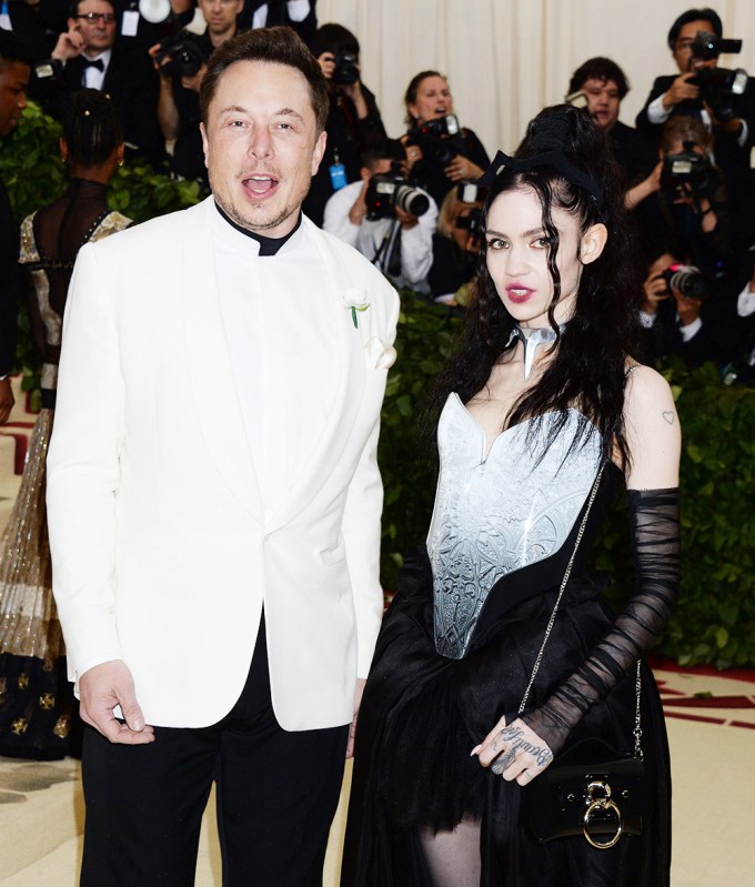 Grimes & Elon Musk at the 2018 Met Gala