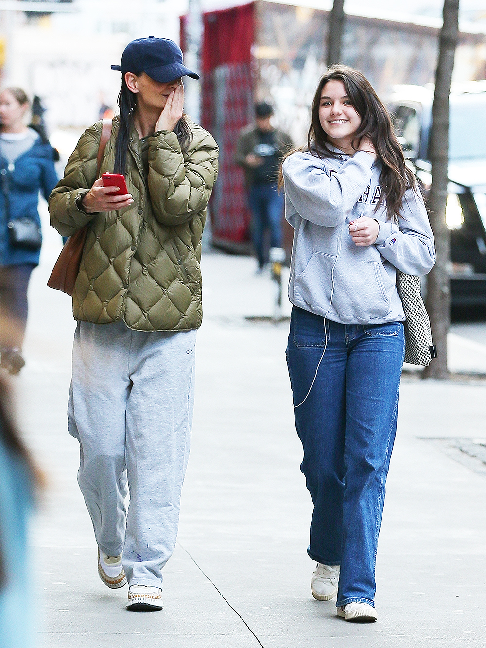 *EXCLUSIVE* Katie Holmes and Suri Cruise spend time together in NYC