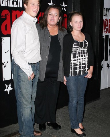 Parker O'Donnell, Rosie O'Donnell and Chelsea O'Donnell
Opening night of the Broadway production of Green Day's 'American Idiot', St James Theatre, New York, America - 20 Apr 2010